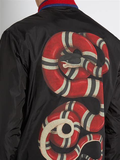 gucci snake jacket|white gucci shirt with snake.